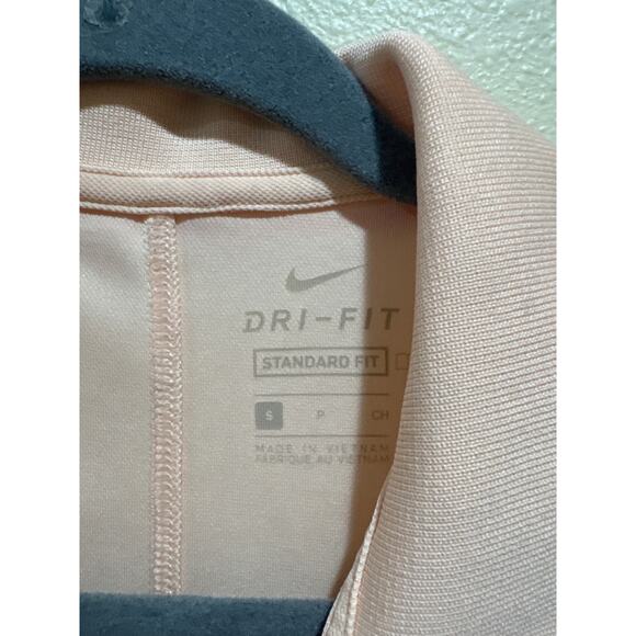 Nike Dri-FIT Victory women's sleeveless golf polo peach pink size small - Picture 2 of 3